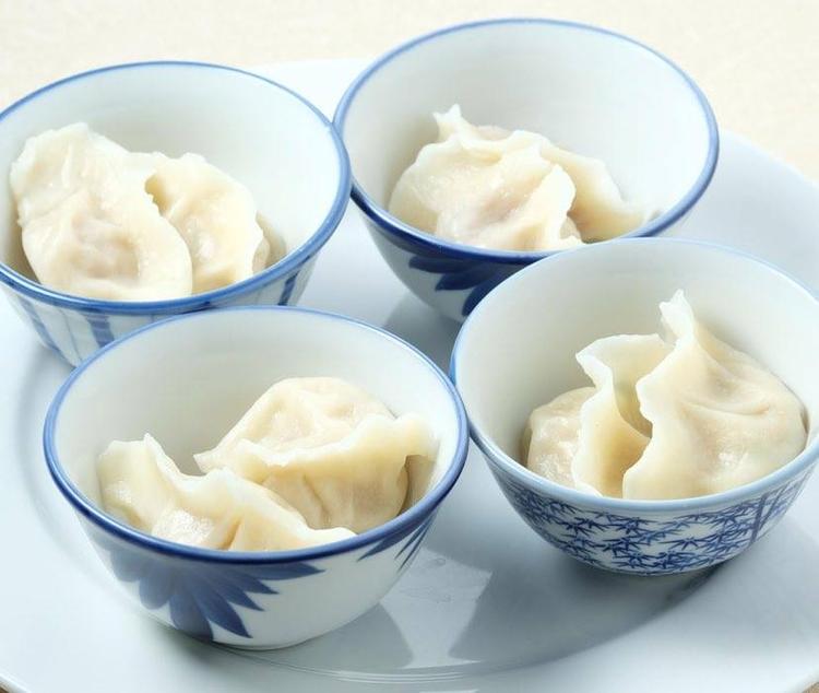 もっちもち手作り皮の水餃子