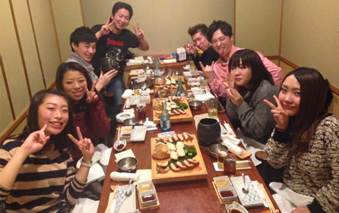 日頃の感謝を込めて慰労会