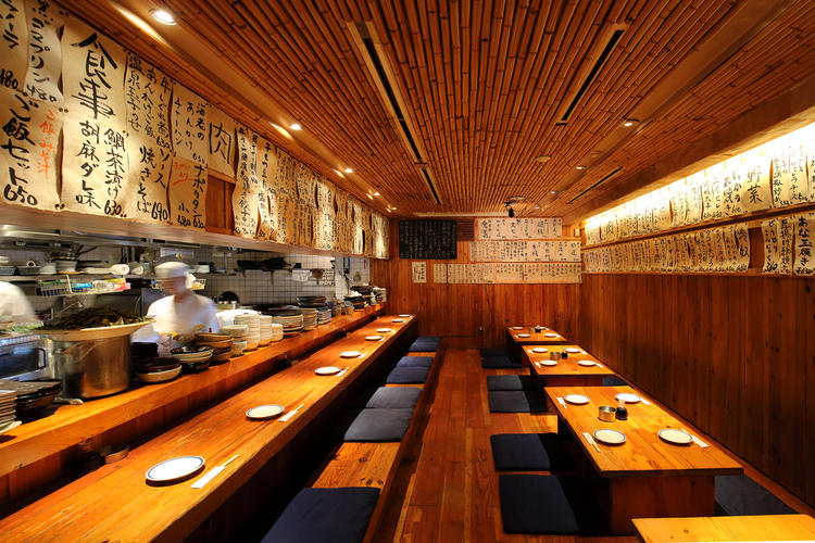 豊富なメニューがズラリ(恵比寿店)