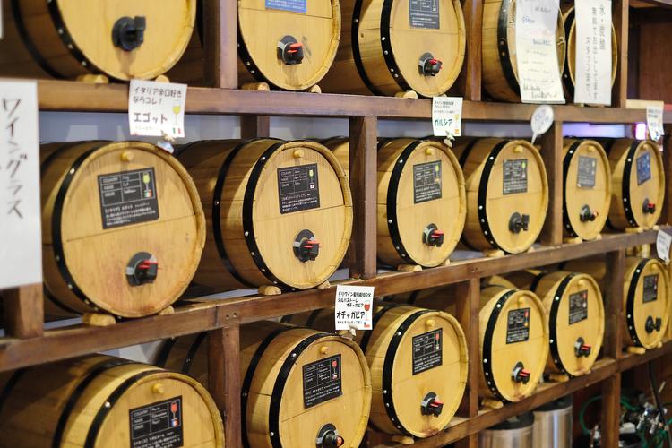 20種類のワインが飲み放題!