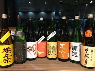 日本酒にもこだわっています