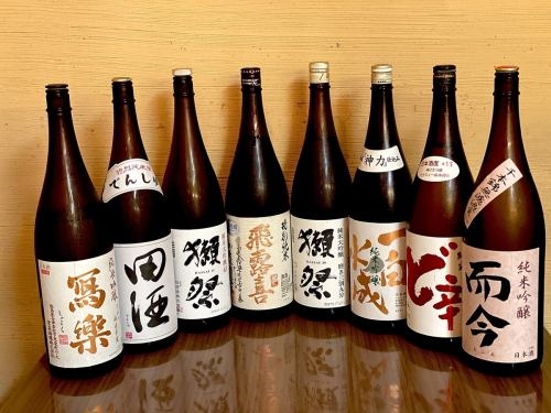 日本酒の種類も豊富!知識が身に付く!