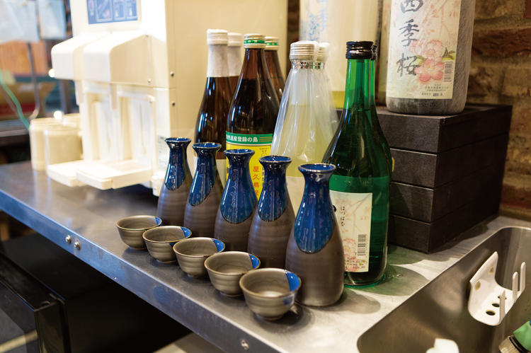 ビールだけでなく、ワインや日本酒も用意