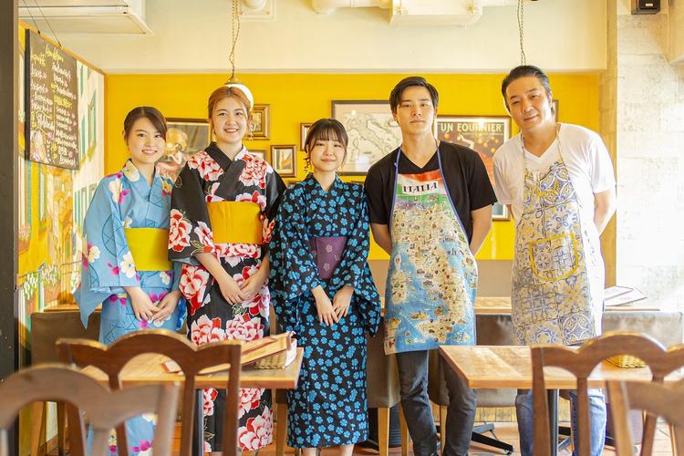 スタッフと夏のイベント