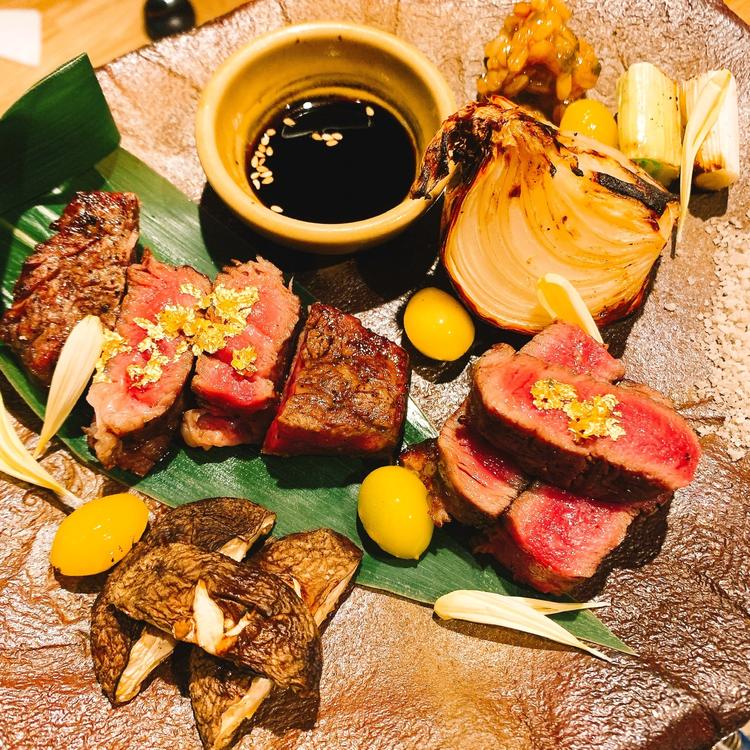 炭火焼きステーキ