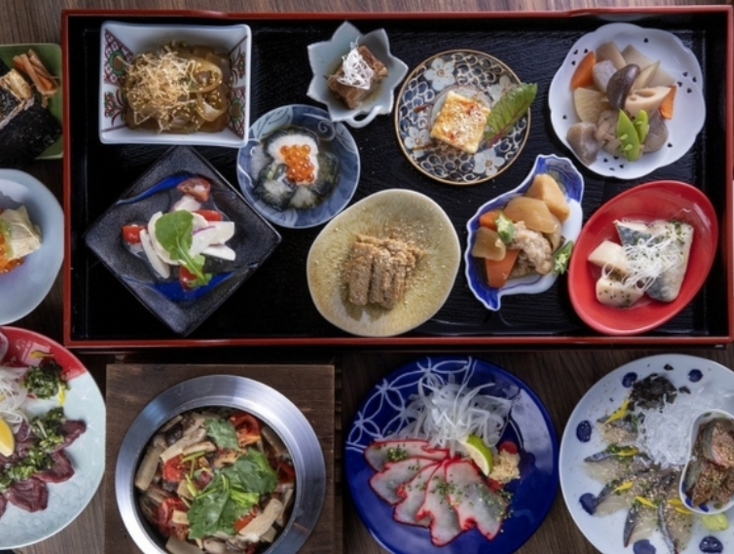 地産地消にこだわった高級食材でつくる料理