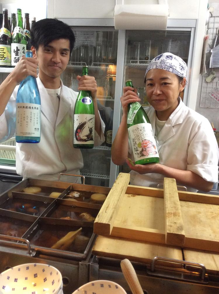 日本酒の品揃えも豊富です!