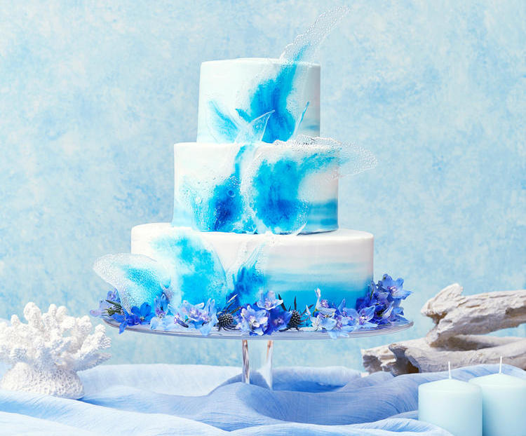ウエディングケーキもオリジナルデザイン