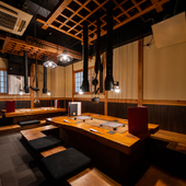 木材を用いた温かみのある店内