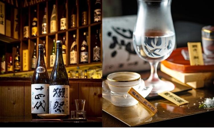 48種類の厳選された日本酒とお料理を