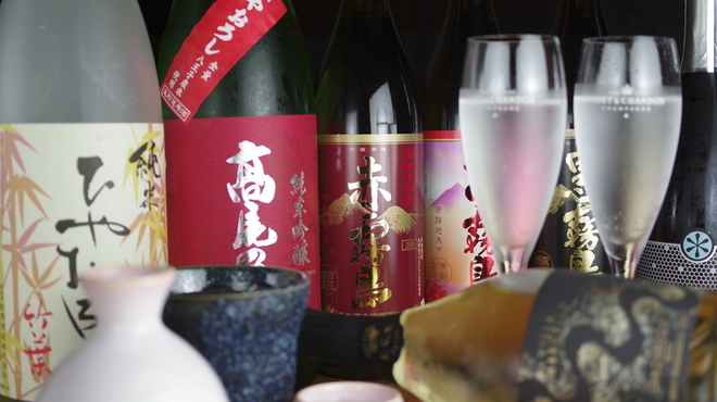 お酒の種類も豊富です!