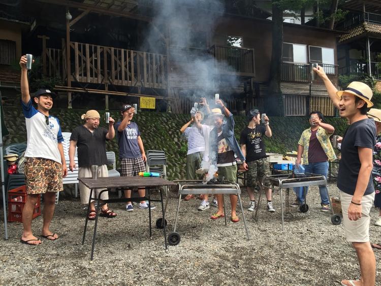 恒例行事のバーべキュー大会!
