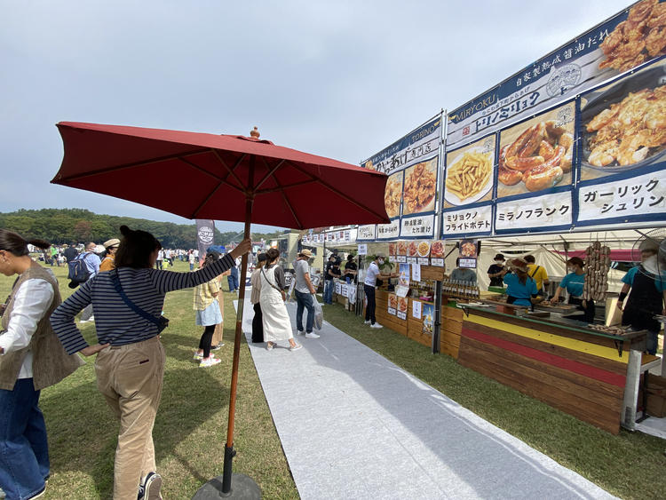 万博公園でのイベント出店