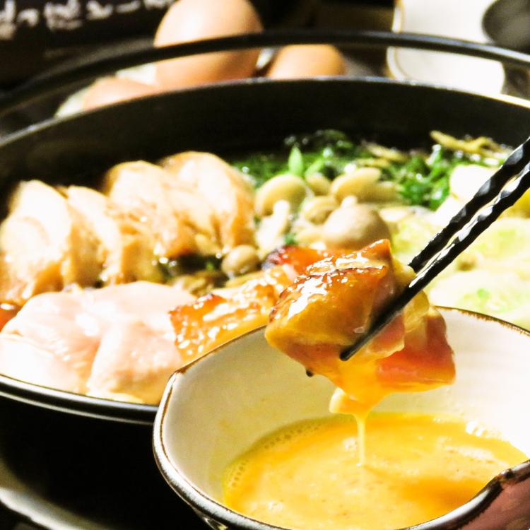比内地鶏のすき焼き