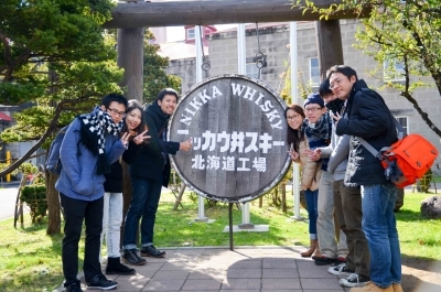 社員旅行風景 横の繋がりを大切にします