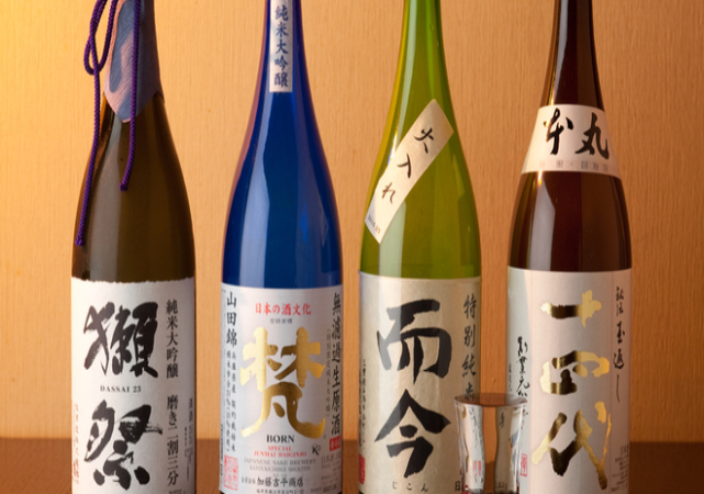 日本酒もこだわりをお伝えします。
