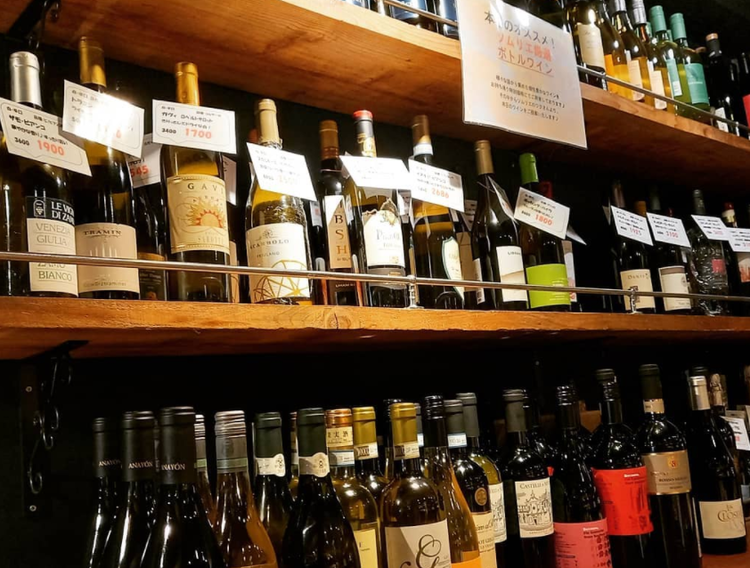 イタリア料理店でしか飲めないワインリスト