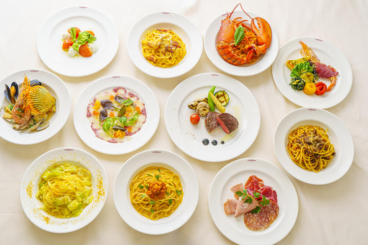 旬の食材を使用した様々なメニュー