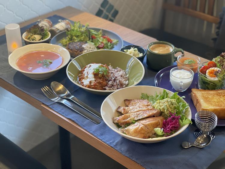 オーガニック食材などを取り入れたメニュー