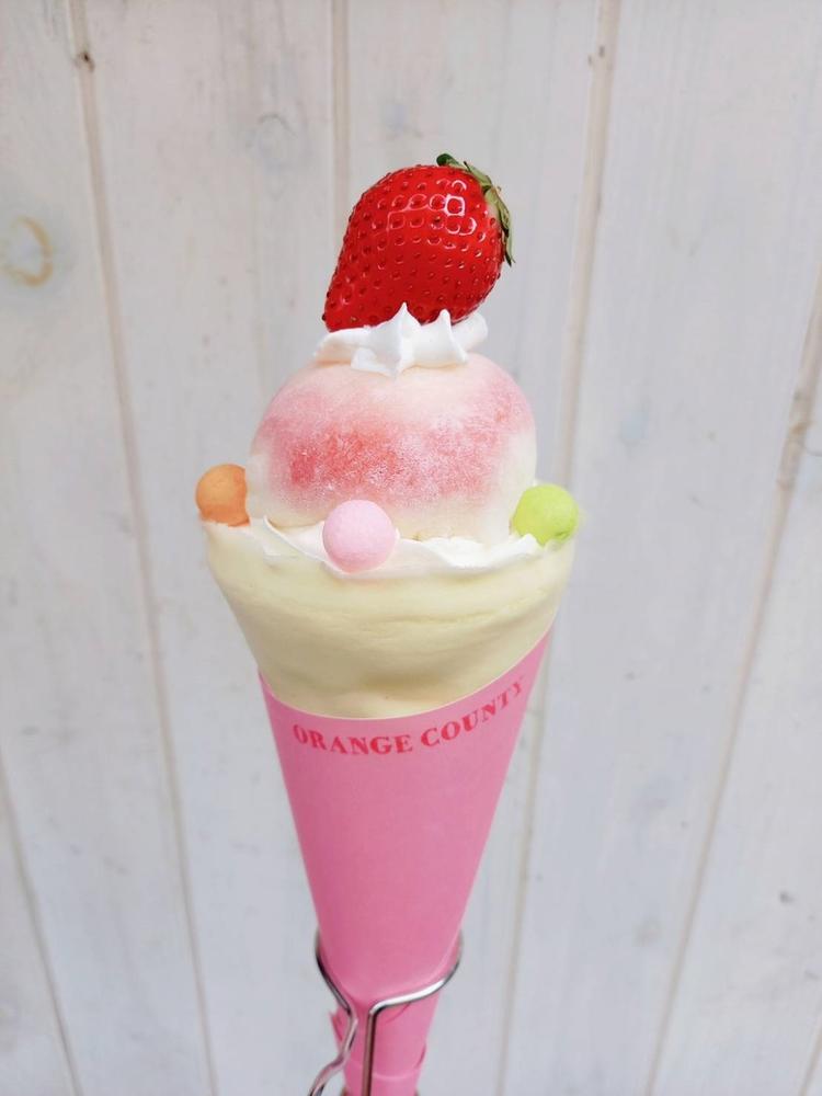 大人気の生クリームたっぷりクレープ❤️
