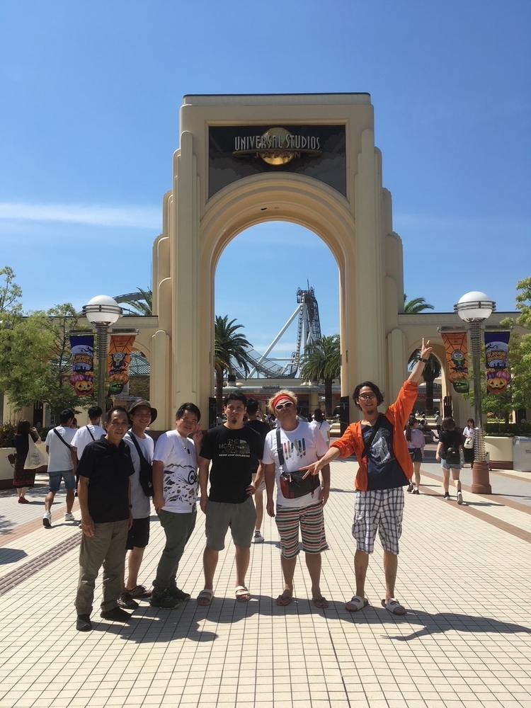 社員旅行でUFJ