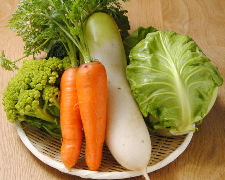 無農薬の新鮮な三浦野菜