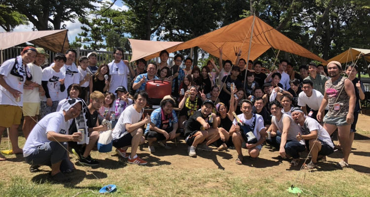 他社との交流BBQ