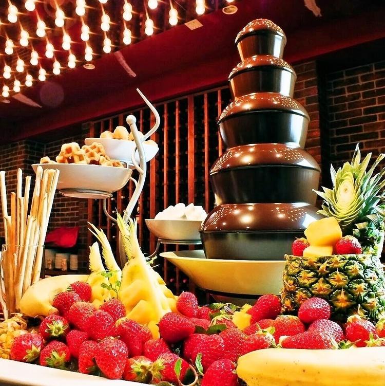 チョコファウンテンは実は男性にも大人気