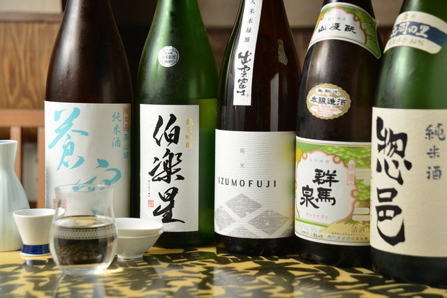 日本酒も豊富なラインナップ!