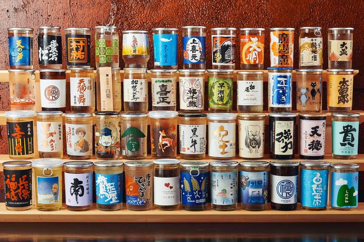 圧巻の日本酒ワンカップ48種類