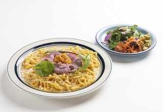 特製ローストビーフのウニクリームパスタ♬