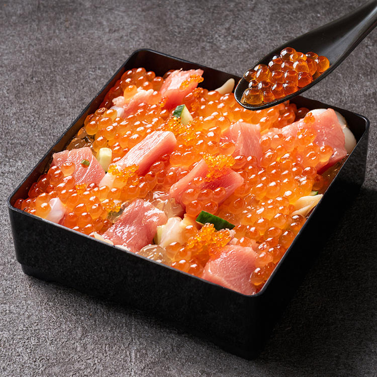 豪華な海鮮重が人気です