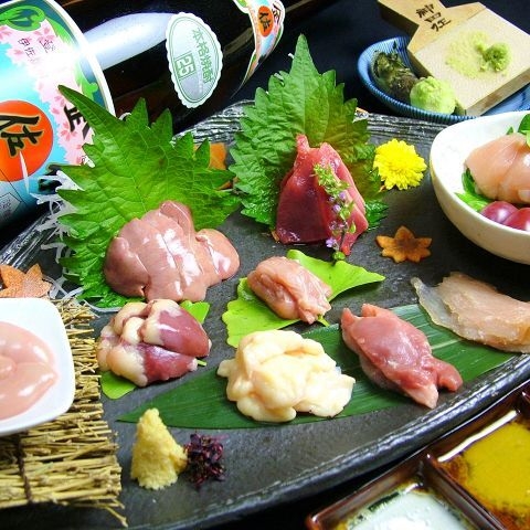 朝引きの新鮮なお肉を「とり刺し」で◎