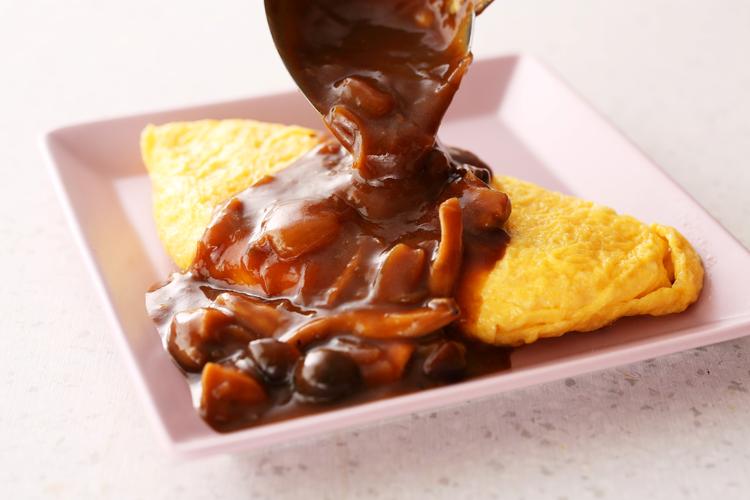 江戸甘味噌のオムレツ