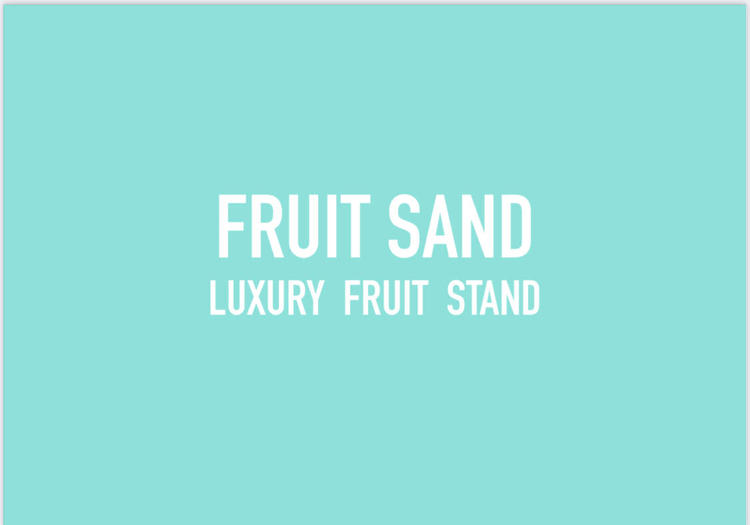 FRUIT SAND