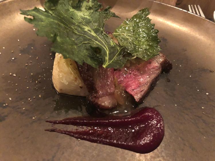 牛グリルビーツのソース。お料理も本格的!