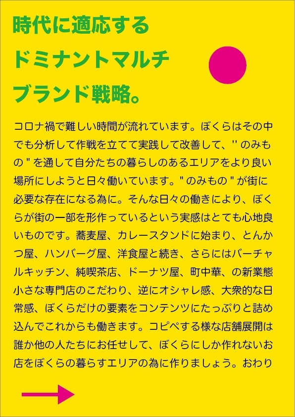 ぼくらのnomimonoで街を豊かに。