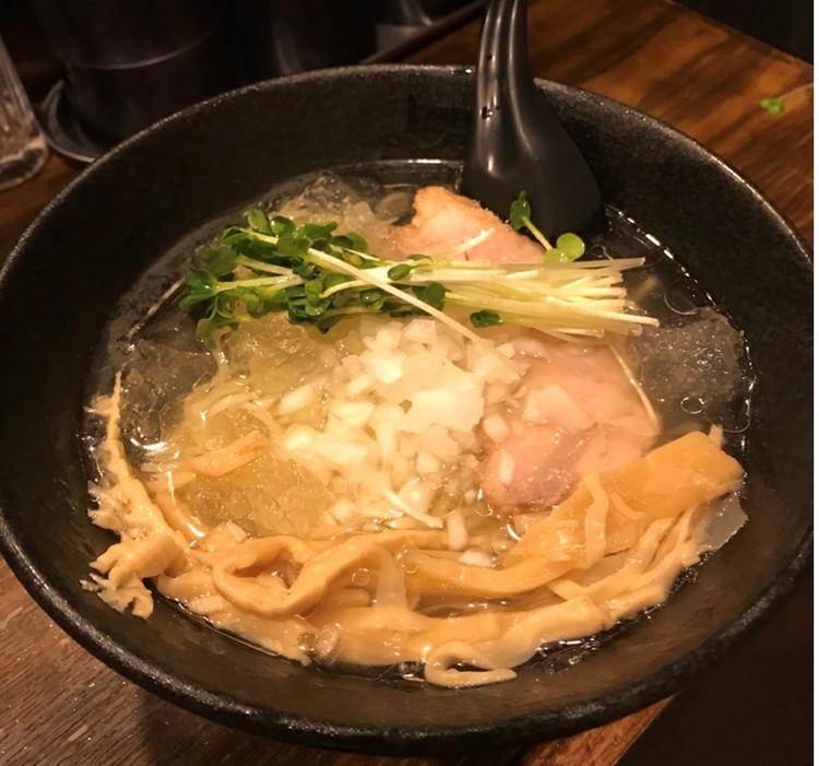 夏季限定メニュー 冷やし塩ラーメン