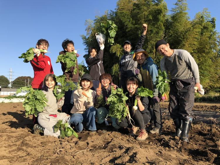 地元オーガニック農家さんのお手伝い