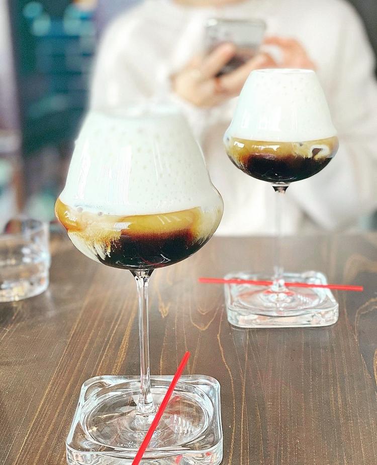 クリーミー 2層カフェオレ♪
