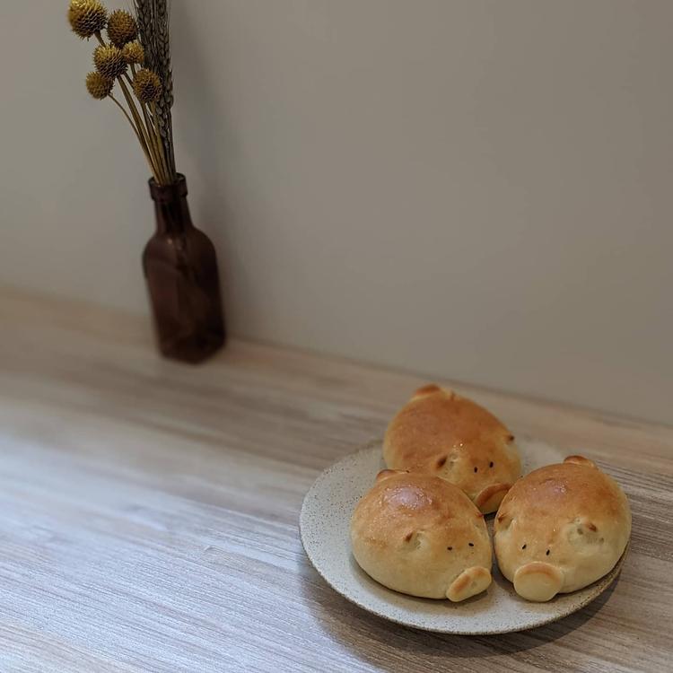 名物「ぶたパン」はお子様にも大人気!