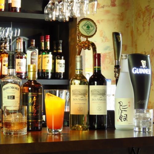 お酒も豊富なラインナップ!