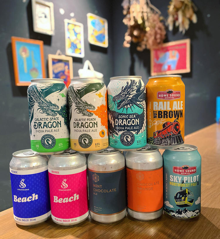 クラフトビールも沢山ご用意しています。