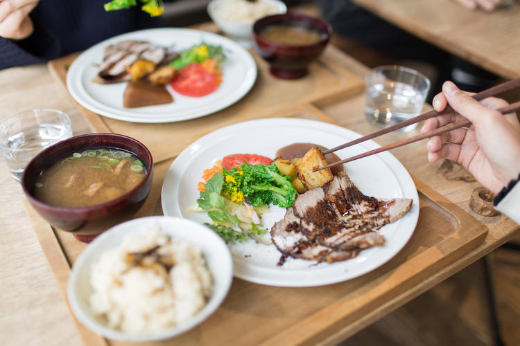 旬の野菜を使ったランチ