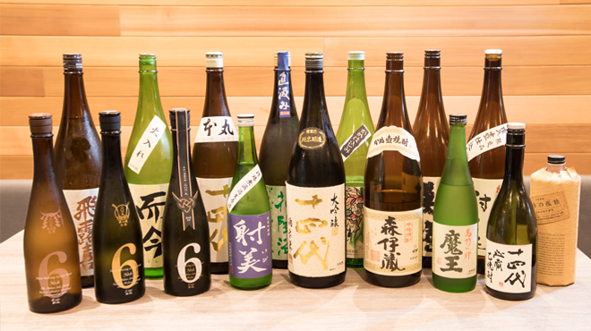 お酒も豊富にご用意してます