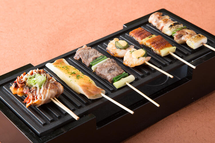季節を感じる串焼きを多数ご用意