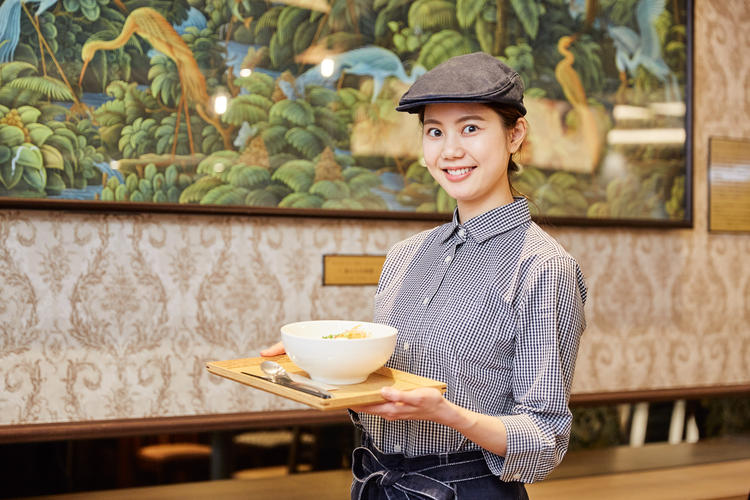 笑顔で接客をお願いします!