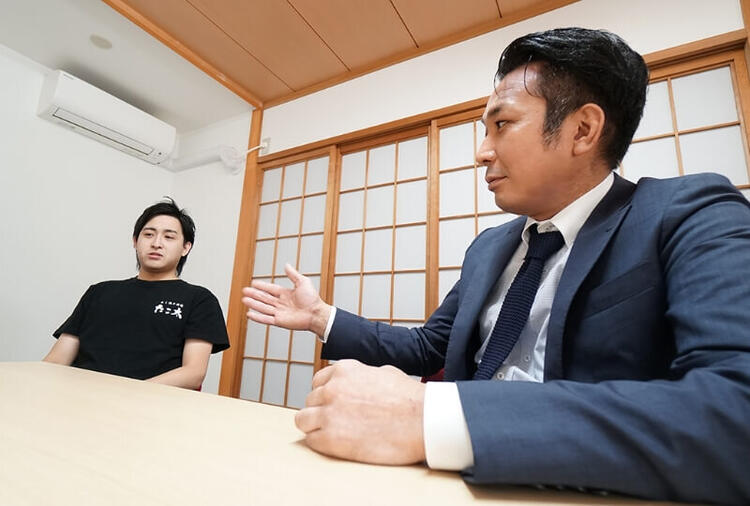 本部での意見交換会の様子☆