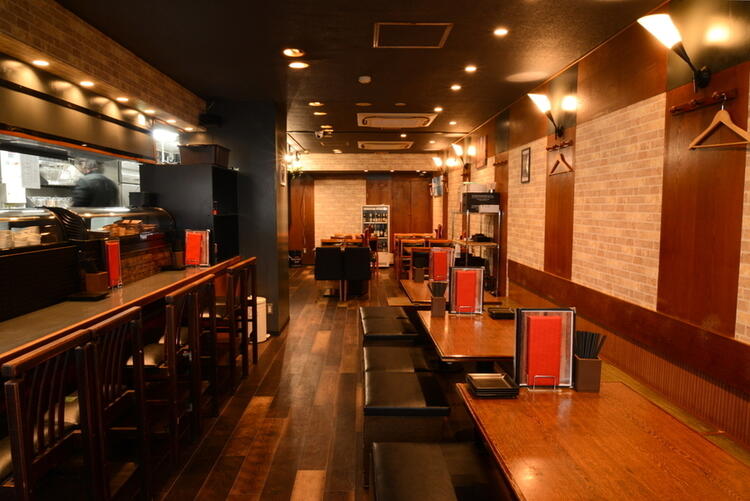 落ち着きのある店内