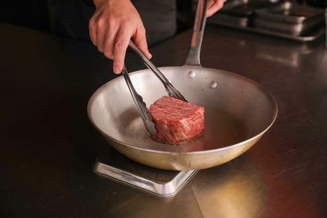 こだわりの牛肉を最高の状態に仕上げます